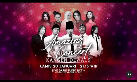 Jadwal Lengkap Acara Gtv Kamis Januari Concert Kangen Dewa