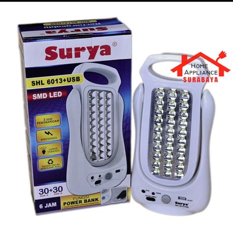 Jual Lampu Emergency Surya USB Charger Darurat 60 SMD LED SHL 6013