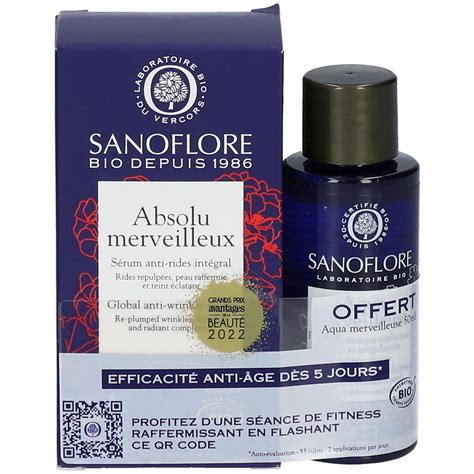 SANOFLORE Absolu Merveilleux Mini Aqua Merveilleuse Certifié Bio 1 pc