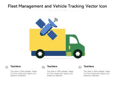 Fleet Management And Vehicle Tracking Vector Icon Ppt Powerpoint