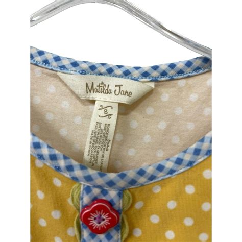 Matilda Jane The Adventure Begins Around The Globe Dress Girls Size