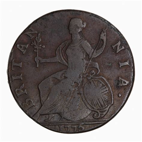 Coin Halfpenny George Iii Great Britain