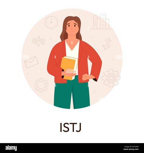 Mbti Person Types Concept Socionics Mbti Personality Test Flat