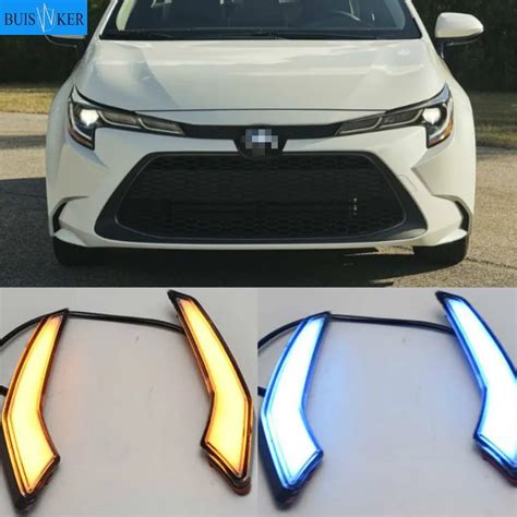 Luz LED De Circulaci N Diurna Para Toyota Corolla L LE XLE US 2019 2020