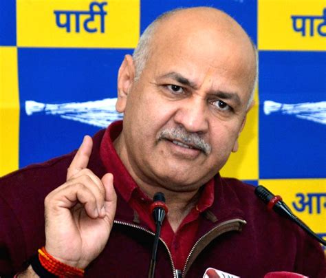 Delhi Deputy Chief Minister Manish Sisodia Addresses A Press Conference