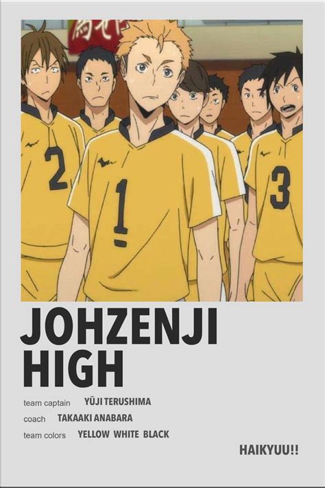 Johzenji High Haikyuu Haikyuu Nekoma Haikyuu Anime