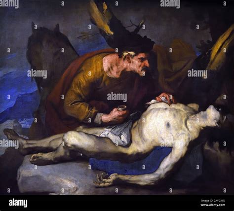 Il Buon Samaritano Luca Giordano Stato Un Pittore