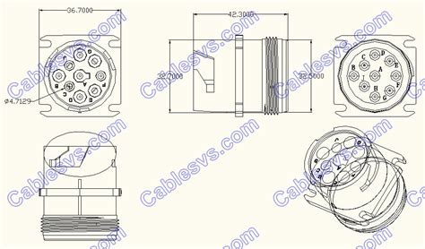 Hd Series Deutsch Connector Hd10 9 1939pej1939canbusjbusobdii