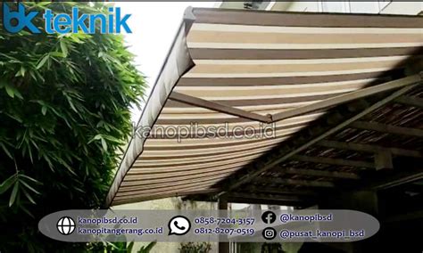 Jual Paket Awning Gulung Kanopi Lipat Manual Dan Otomatis Siap Kirim Ke