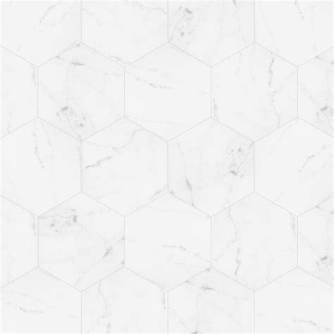 Merola Tile Classico Carrara Hexagon In X In Porcelain Floor And