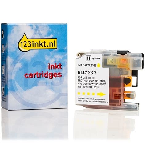 Inkt Huismerk Vervangt Brother Lc Y Inktcartridge Geel Brother