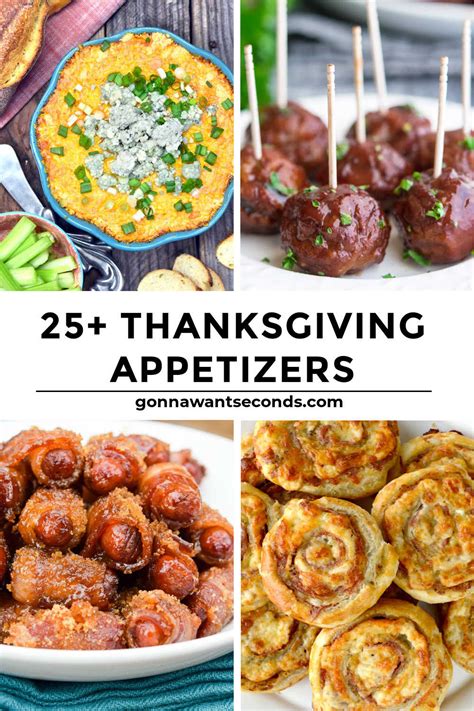 25 + Thanksgiving Appetizers - Gonna Want Seconds