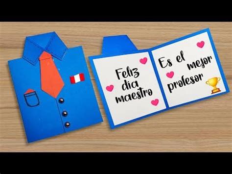 Tarjeta para el día del maestro MUY FÁCIL Teacher s Day Card