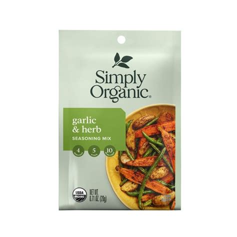 Simply Organic® Garlic And Herb Vegetable Seasoning Mix Simply Organic