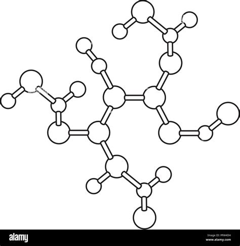 structure molecular science icon Stock Vector Image & Art - Alamy