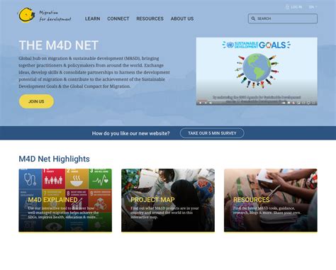 The M4D NET | Migration for development