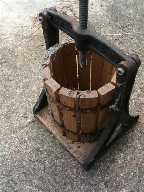 Cleaning the Cider Press - The Bell House - Growing Fruit Trees in ...