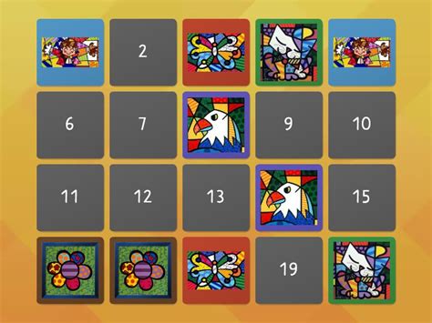 MEMORY GAME ROMERO BRITTO PRE2 APRIL4th Pares Iguales