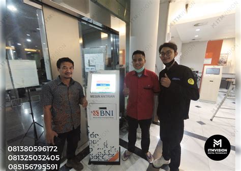 Pemasangan Mesin Antrian Bni Jatinegara Itmvision