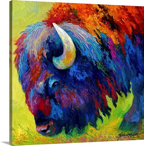 Bison Portrait II Wall Art, Canvas Prints, Framed Prints, Wall Peels ...