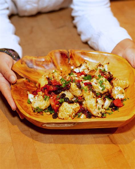 Roasted Cauliflower With Pine Nuts Raisins Women Of Today