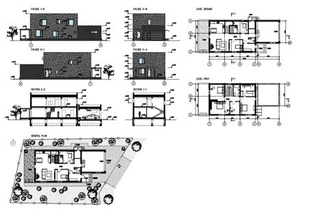 Autocad 2d Floor Plans And Elevations Etsy