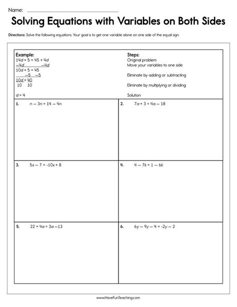 Writing And Solving Equations In Two Variables Worksheet Equations Worksheets