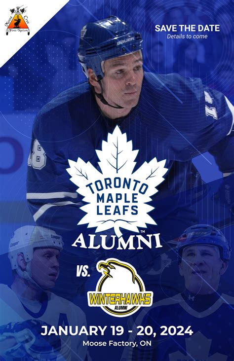 Toronto Maple Leafs Alumni Return To Moose Factory Moose Cree First