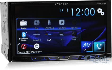 Pioneer Avh X Bs Double Din In Dash Dvd Cd Am Fm Bluetooth Car