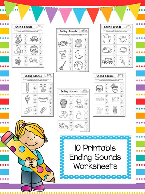 10 Ending Sounds Phonics Worksheets Made By Teachers