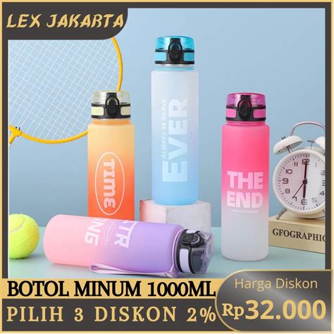 Jual Lexjakarta Botol Minum Ml Korea Botol Minum Motivasi Botol