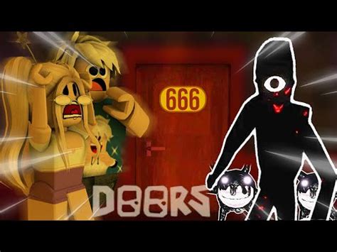 Passando Mal No Doors Terror No Roblox Youtube