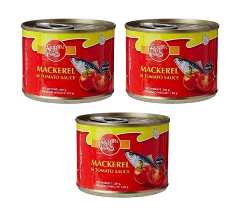 Golden Prize Mackerel In Tomato Sauce Gms Each Pack Of Units