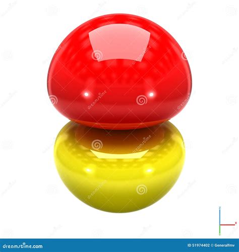 Shape Of The 2pz Atomic Orbital On White Background Stock Illustration ...