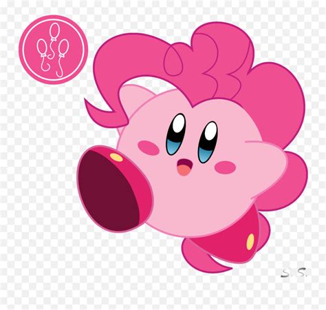 Pinkie Pie Fan Club My Little Pony Kirby Pinkie Pie Emojimouthless