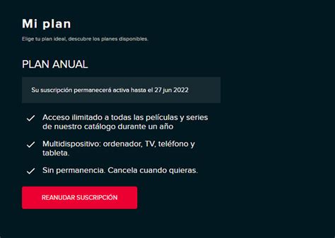 Cómo puedo reanudar mi suscripción Centro de ayuda FlixOlé