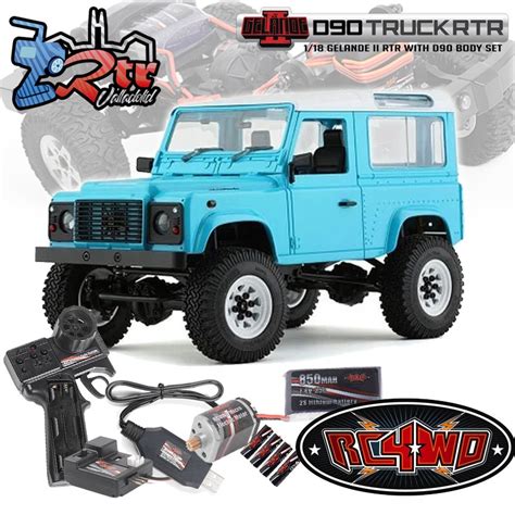 RC4WD 1 18 Gelande II RTR Carcaza Dura D90 Azul 4wd