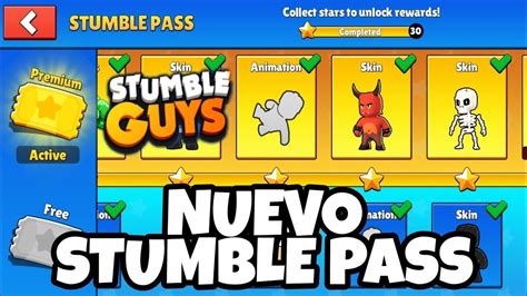 NUEVO PASSE DE STUMBLE GUYS FEBRERO 2023 YA VOLVI YouTube