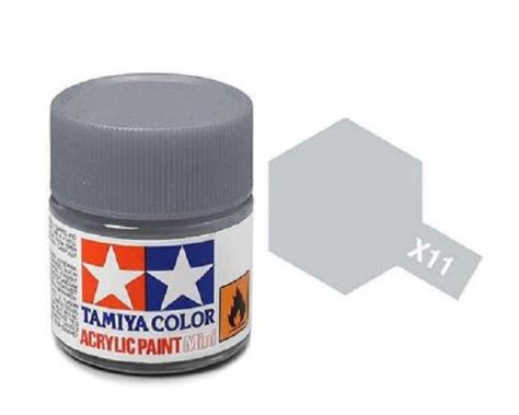 Buy Tamiyamodels X Mini Acrylic Paint Chrome Silver Online At