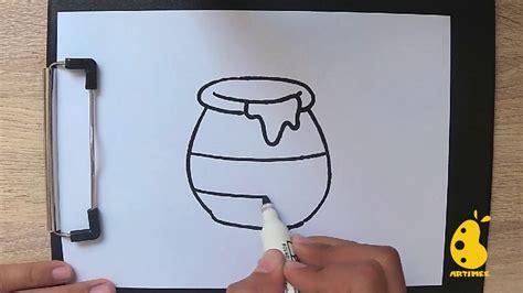 How To Draw A Honey Pot