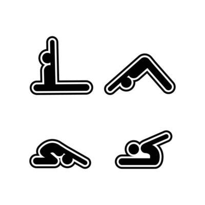 Stretching Silhouette Vector Art, Icons, and Graphics for Free Download