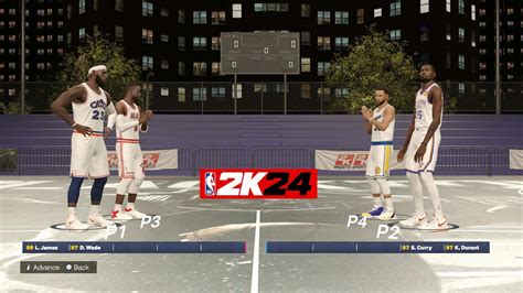 NBA 2K24 Lebron James Dwayne Wade Vs Kevin Durant Steph Curry