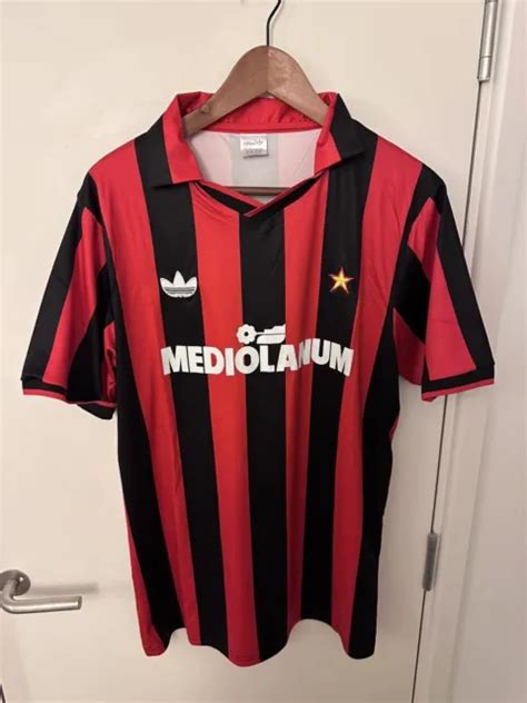 AC MILAN HOME Shirt Maldini 3 1990 92 Vintage 7 99 PicClick UK