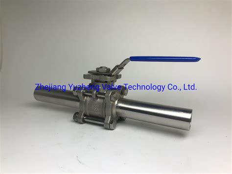 Pc Ball Valve With Long Welding Connection Stainless Steel Ball Valve