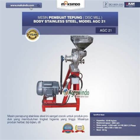 Mesin Disk Mill Maksindo