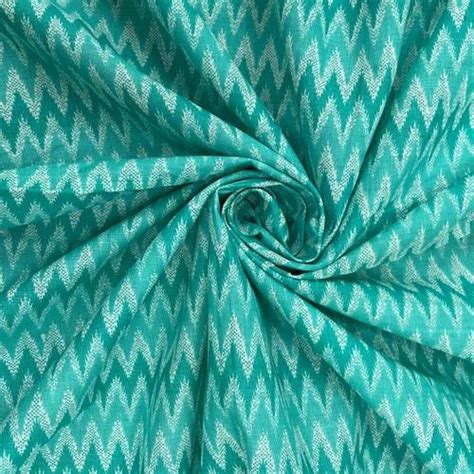 Green Chevron Print Poplin Cotton Fabric At Rs 115 50 Udyog Vihar