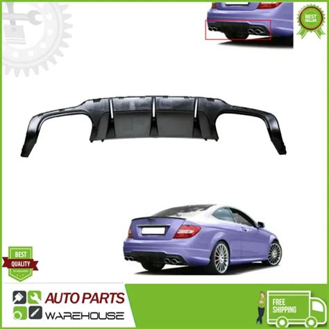 NEW GENUINE MERCEDES Benz Mb W204 C Class Amg Rear Bumper Diffuser