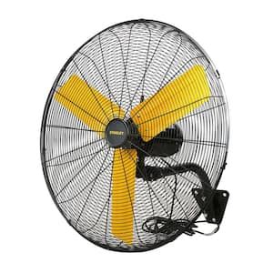 Hampton Bay In Speed High Velocity Black Wall Mount Fan With