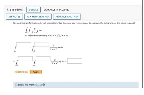 Solved Points Details Larcalcet My Notes Chegg