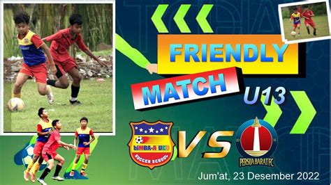 FRIENDLY MATCH BiMBA AIUEO SS VS PERSIJA BARAT FC YouTube